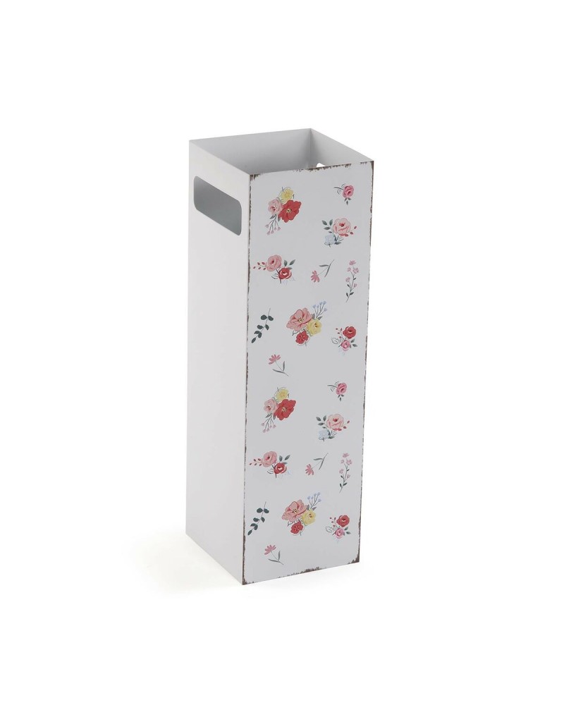 Versa Roses Umbrella Stand - Classic Black | Elegant Entrance Organizer | Sturdy Metal | 15.5 x 49 x 15.5 cm
